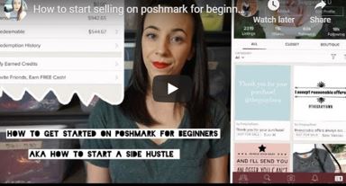 how to earn income from home with poshmark