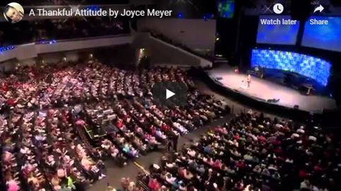 thankful to god attitude joyce meyer