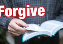 open bible with words forgiveness